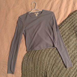 Long sleeve crop